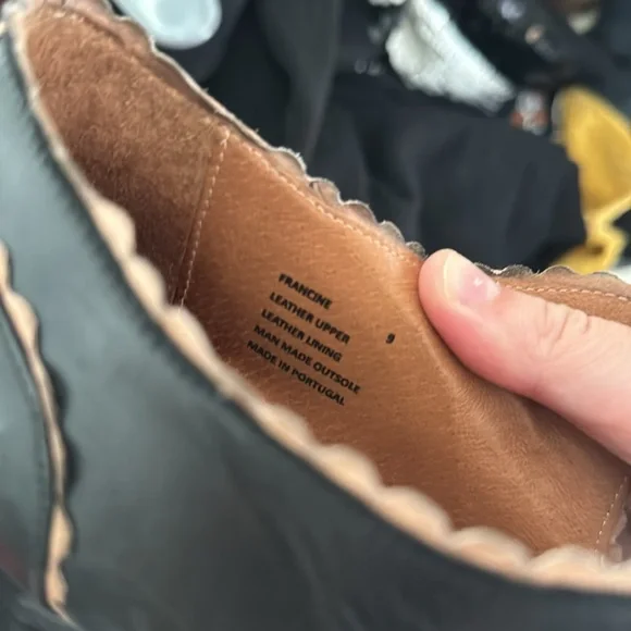 Miz Mooz Francine leather Mary Jane shoe in black size 9 - Picture 7 of 7